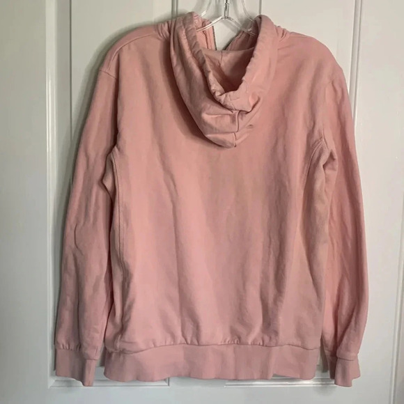 EUC mens COTTON ON pink zip front hoodie size medium - Picture 6 of 7